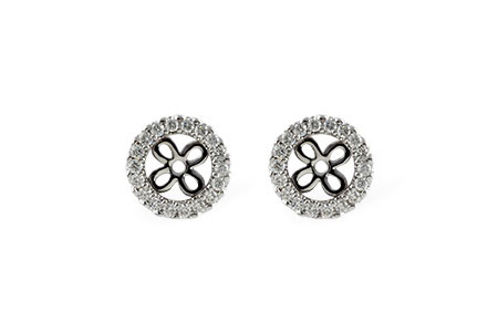 D187-85466: EARRING JACKETS .24 TW (FOR 0.75-1.00 CT TW STUDS)