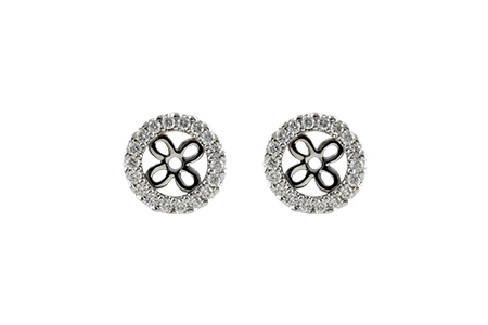 D187-85466: EARRING JACKETS .24 TW (FOR 0.75-1.00 CT TW STUDS)