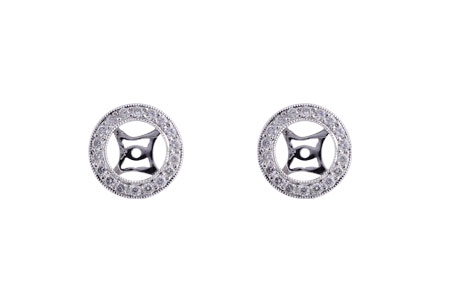 A184-23657: EARRING JACKET .32 TW (FOR 1.50-2.00 CT TW STUDS)