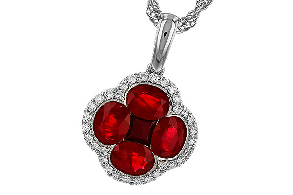 A275-10911: NECKLACE 1.72 RUBY 1.87 TGW