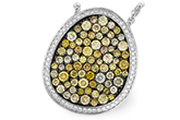 G186-04556: NECK 2.16 MULTI-COLOR DIAS 2.46 TW