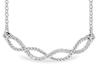 G274-19138: NECKLACE .12 TW