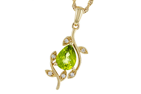 L275-11856: NECKLACE 1.16 PERIDOT 1.21 TGW (8x6MM PER)